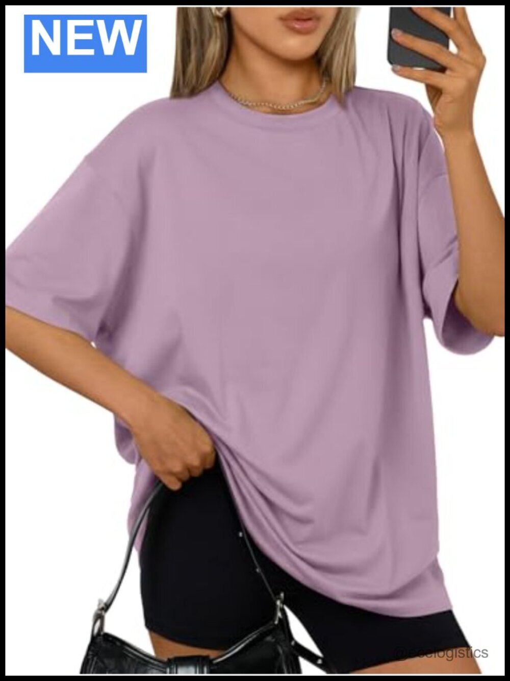 Oversized T-Shirt Short Sleeve Loose Fit Workout Top Casual Summer Gym Tee Plus